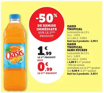 Maximarché OASIS Tropical offre