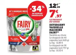 Maximarché FAIRY Detergent vaisselle machine offre