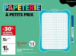 Carrefour Ardoise effaçable à sec maped offre