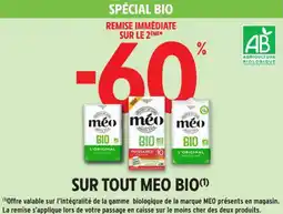 Intermarché Contact Sur tout meo bio offre
