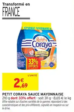 Intermarché Contact Petit coraya sauce mayonnaise offre