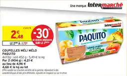 Intermarché Contact Coupelles méli mélo paquito offre
