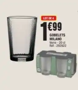 La Foir'Fouille Gobelets milano offre
