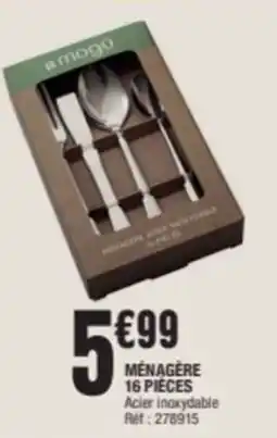 La Foir'Fouille Ménagere 16 pieces offre