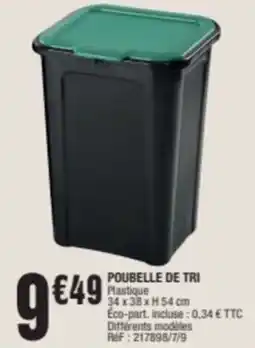 La Foir'Fouille Poubelle de tri offre