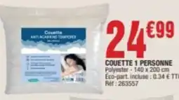 La Foir'Fouille Couette 1 personne offre
