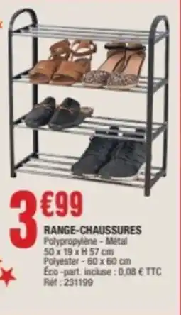 La Foir'Fouille Range-chaussures offre