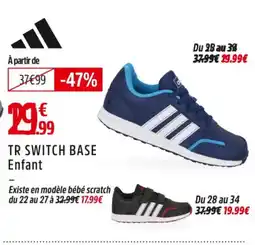 Intersport ADIDAS Tr switch base enfant offre