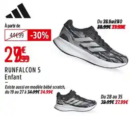 Intersport ADIDAS Runfalcon 5 enfant offre