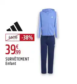 Intersport ADIDAS Survêtement enfant offre
