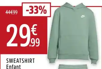 Intersport NIKE Sweatshirt enfant offre