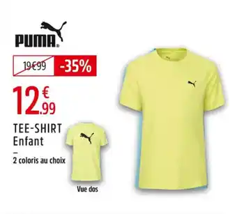 Intersport PUMA Tee-shirt enfant offre