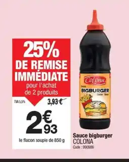 Promocash COLONA Sauce bigburger offre