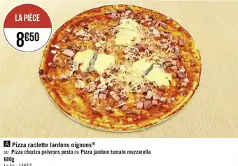 Casino Supermarchés Pizza raclette lardons oignons offre