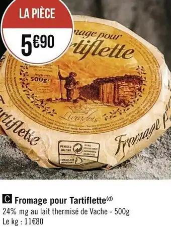 Casino Supermarchés Fromage pour tariflette offre