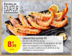 Intermarché Contact Crevettes cuites offre