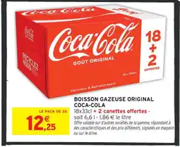 Intermarché Contact COCA-COLA Boisson gazeuse original offre
