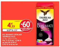 Intermarché Contact TAUREAU AILÉ Riz basmati penjab offre