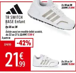 Intersport ADIDAS Tr switch base enfant offre