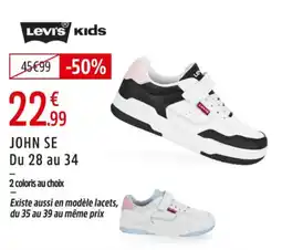Intersport LEVIS KIDS John se du 28 au 34 offre