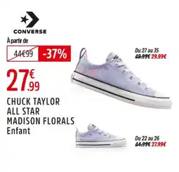 Intersport CONVERSE Chuck taylor all star madison florals enfant offre