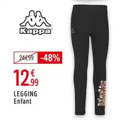 Intersport KAPPA Legging enfant offre