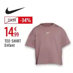 Intersport NIKE Tee-shirt enfant offre