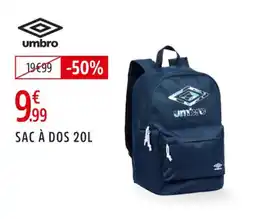 Intersport UMBRO Sac à dos offre
