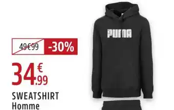 Intersport PUMA Sweatshirt homme offre