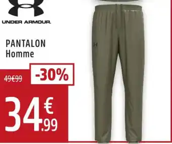 Intersport UNDER ARMOUR Pantalon homme offre