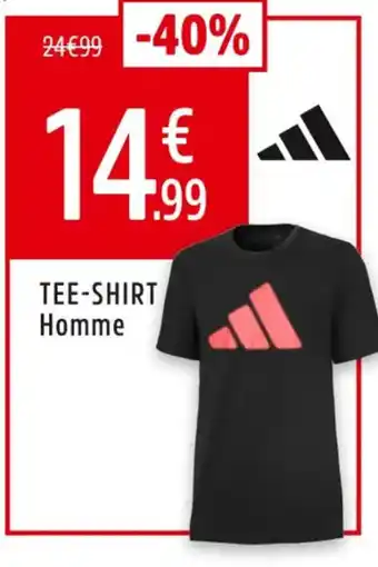 Intersport ADIDAS Tee-shirt homme offre