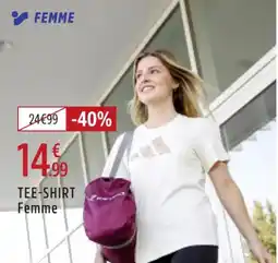 Intersport Tee-shirt femme offre