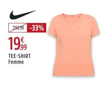 Intersport NIKE Tee-shirt femme offre