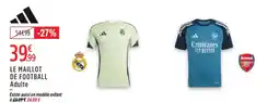 Intersport ADIDAS Le maillot de football adulte offre