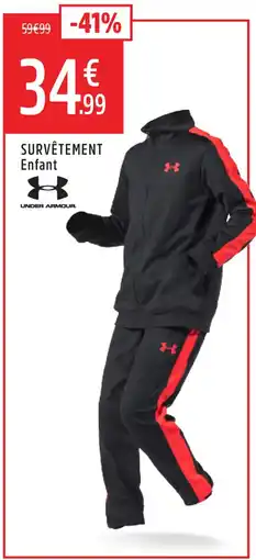 Intersport UNDER ARMOUR Survêtement enfant offre