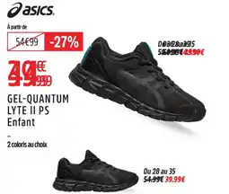 Intersport ASICS Gel-quantum lyte ii ps enfant offre