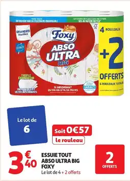 Auchan FOXY Essuie tout abso ultra big offre