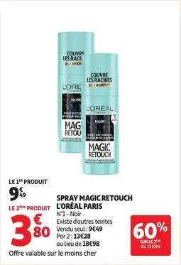 Auchan L'ORÉAL PARIS Spray magic retouch offre