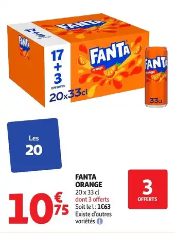 Auchan FANTA Orange offre