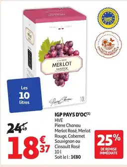 Auchan Igp pays d'oc offre
