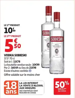 Auchan SOBIESKI Vodka offre