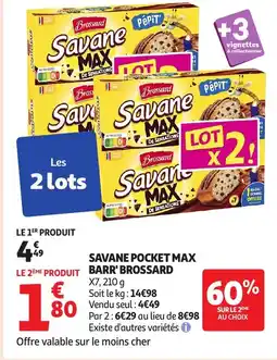 Auchan BROSSARD Savane pocket maxbarr' offre