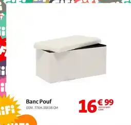 Gifi Banc pouf offre