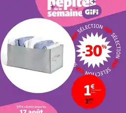 Gifi Boîtes de rangement offre
