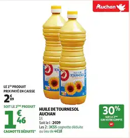 Auchan AUCHAN Huile de tournesol offre