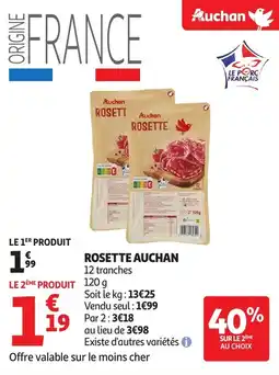 Auchan AUCHAN Rosette offre