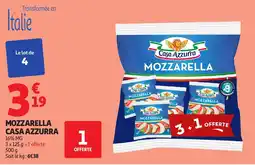 Auchan CASA AZZURRA Mozzarella offre