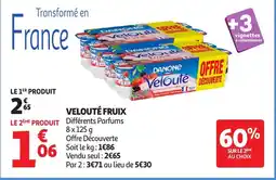 Auchan DANONE Velouté fruix offre