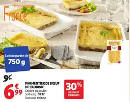 Auchan Parmentier de boeuf de l'aubrac offre