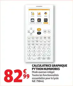 Auchan NUMWORKS Calculatrice graphique python offre